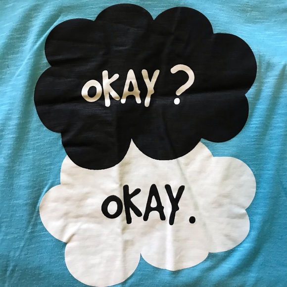 The Fault in Our Stars “okay, okay” Tank Top - Picture 2 of 4